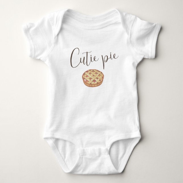 Süsse Pie Baby Bodysuit Strampler (Vorderseite)