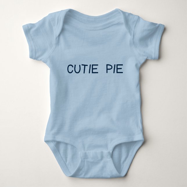 Süsse Pie Baby Boy Blue Strampler (Vorderseite)