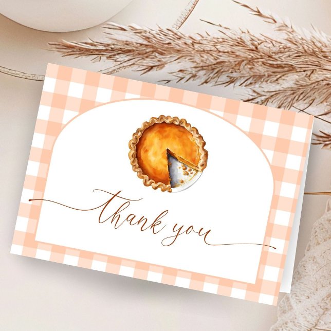 Süsse Pie Baby Dusche geklappt Danke Karte (Von Creator hochgeladen)