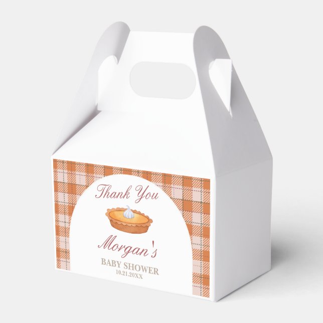 Süsse Pie Baby Dusche Geschenkschachtel (Vorderseite)