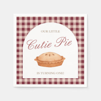 Süsse Pie Baby Dusche Napkin Serviette