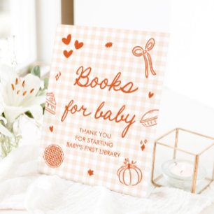 Süsse Pie Baby Shooting Books for Baby Game Sockelschild