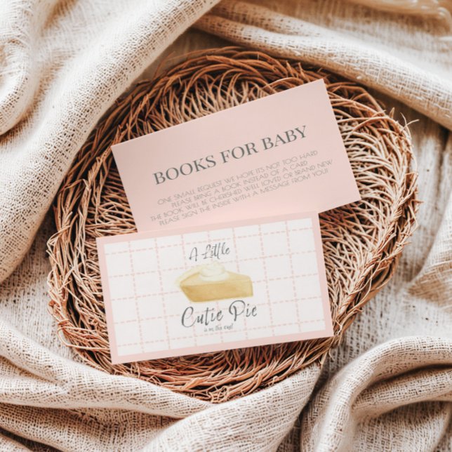 Süsse Pie Books for Baby Card - Fall Baby Shooter  Begleitkarte (Von Creator hochgeladen)