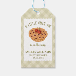 Süsse Pie Fall Babydusche Geschenkanhänger