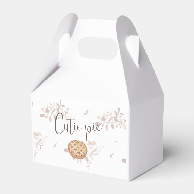 Süsse Pie Favor Box Geschenkschachtel (Vorderseite)