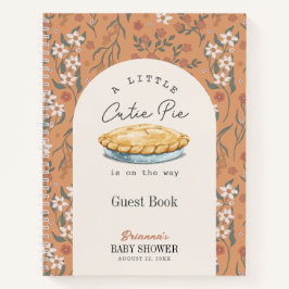 Süsse Pie Floral Girl Baby Showbook Notizbuch