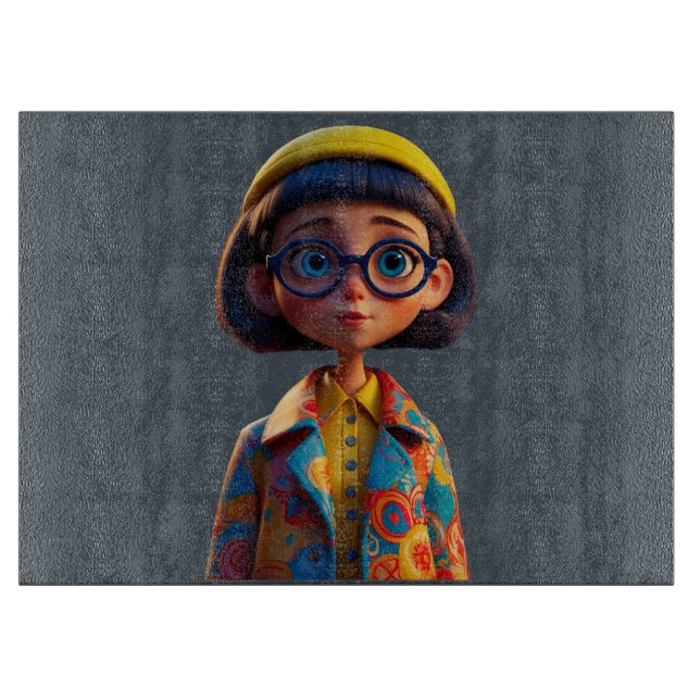 Süsse Pie Glass Cutting Board Schneidebrett (Vorderseite)