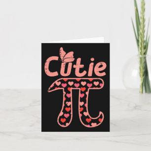 Süsse Pie Hearts Niedlich Pi Day Symbol Math Pun G Karte