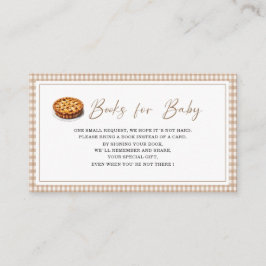 Süsse Pie ist unterwegs Babydusche b Begleitkarte