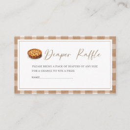 Süsse Pie ist unterwegs Babydusche Begleitkarte