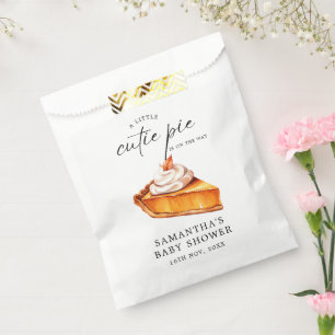 Süsse Pie Pumpkin Fall Babydusche Geschenktütchen