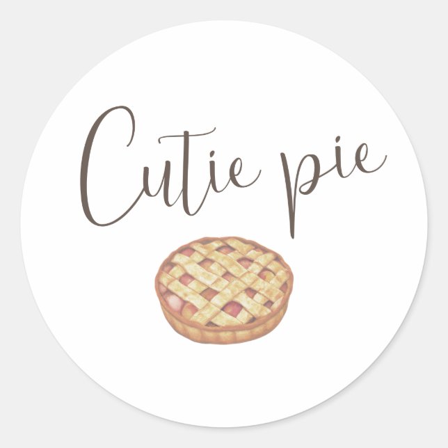 Süsse Pie Sticker (Vorderseite)