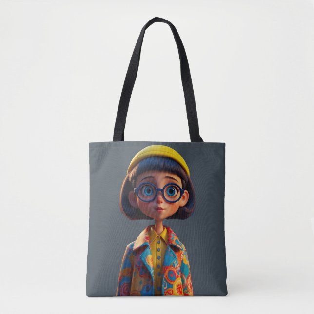 Süsse Pie Stilvolle Tote Bag (Vorderseite)