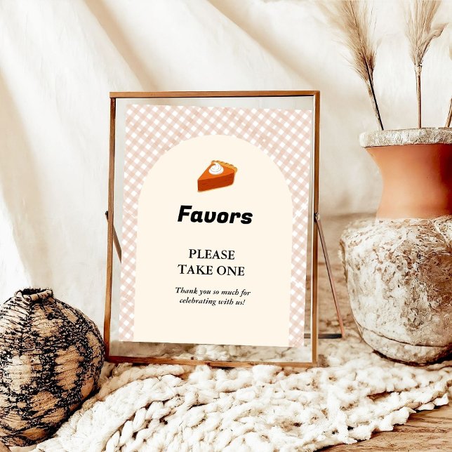 Süsse Pie Thanksggbaby Dusche Gefallen Zeichen Poster (Von Creator hochgeladen)