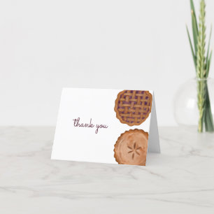 Süsse Pie Vielen Dank Card Erntedank Kinderdusche Dankeskarte