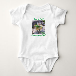 Süße Pika - Zeit zum Essen? Baby Strampler