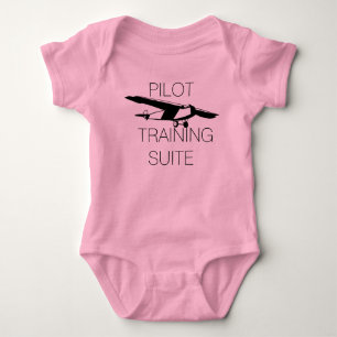 Süße Pilotenausbildungssuite Baby Strampler