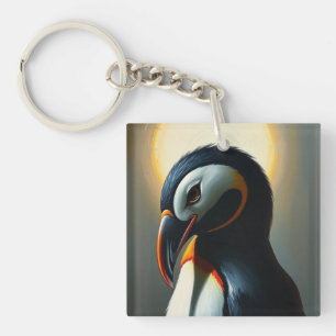 Süße Pinguin-Abenteuer Schlüsselanhänger