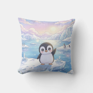 Süße Pinguin-Eisberg-Kissen Kissen