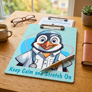 Süße Pinguin-Geschenke für Physiotherapeuten Ärzte Klemmbrett