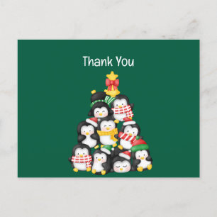 süße Pinguin-Gruppe Weihnachten