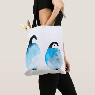 Süße Pinguine Aquarell
