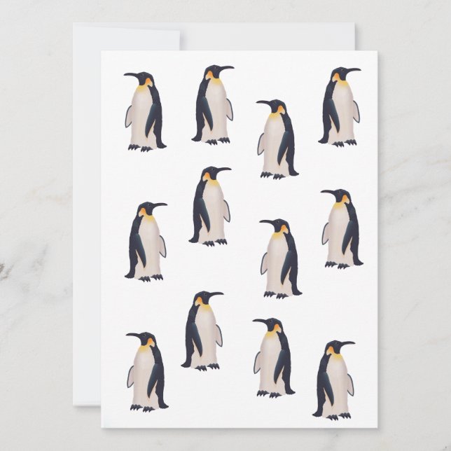 Süße Pinguine Muster (Vorderseite)