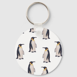 Süße Pinguine Muster Schlüsselanhänger