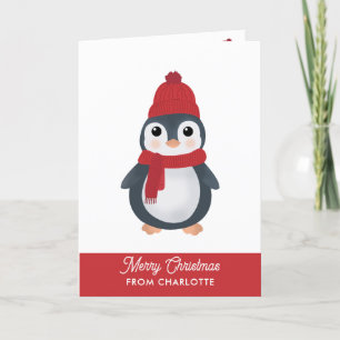 Süße Pinguine Wintervögel Arktis Weihnachten