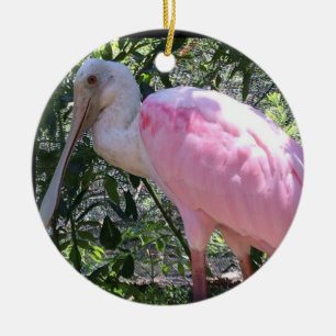 SÜSSE PINK FLAMINGO CHRISTMAS ORNANATION KERAMIK ORNAMENT