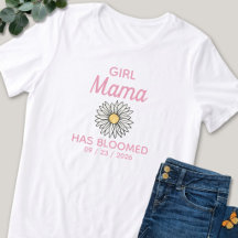 Süße Pink & White Girl Mama mit Gründungsdatum