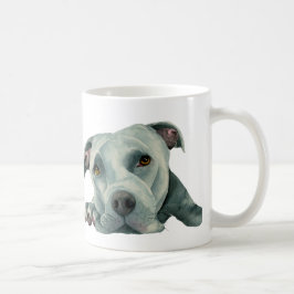 Süße Pitbull-HundeAquarell-Illustration Tasse