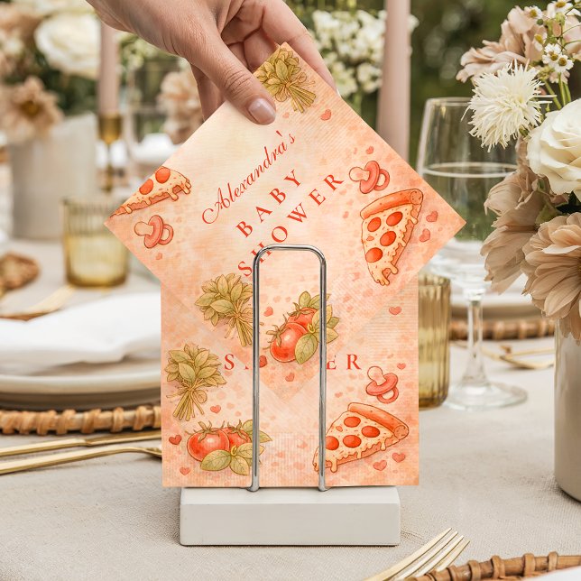 Süße Pizza-Baby-Party Serviette (Von Creator hochgeladen)
