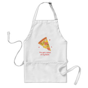Süße Pizza meines Herzens Pun Liebe Humor Schürze