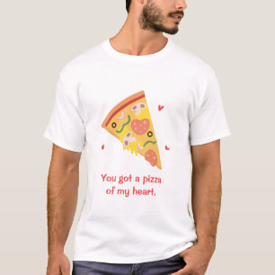 Süße Pizza meines Herzens Pun Liebe Humor T-Shirt