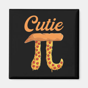 Süße Pizza Pi-Tag Vintage Retro Mathe-Fan Magnet
