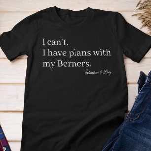 Süße Pläne mit meiner Berner-Hundemutter individue Tri-Blend Shirt