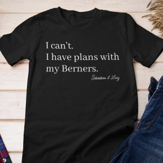 Süße Pläne mit meiner Berner-Hundemutter individue Tri-Blend Shirt