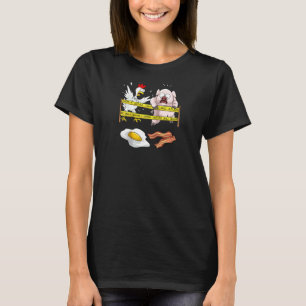 Süße Polizeilinie Nicht Überqueren Lustiges Huhn S T-Shirt