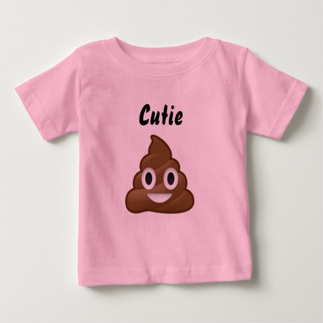 Süsse Poo Emoji T - Shirt (Vorderseite)