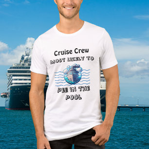 Süße Pool-Kreuzfahrt 'Am wahrscheinlichsten Teal p Tri-Blend Shirt