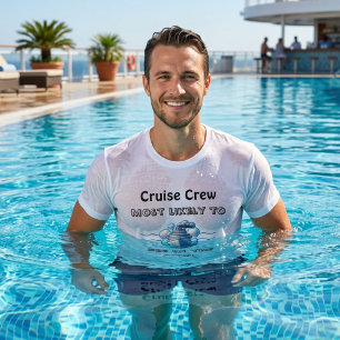 Süße Pool-Kreuzfahrt 'Am wahrscheinlichsten Teal p Tri-Blend Shirt