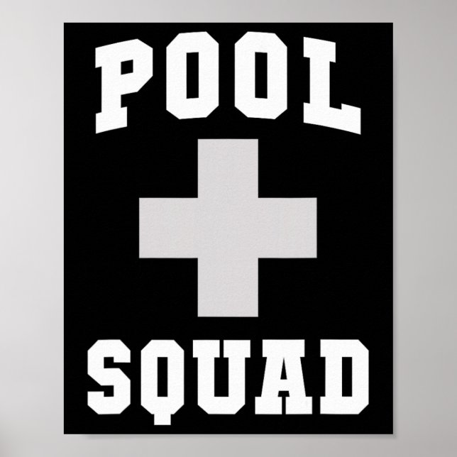 Süße Pool-Mannschaft Retter Dispatch Rettungsschwi Poster (Vorne)
