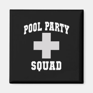 Süße Poolparty-Truppe Papa Kreuzfahrt Schwimmen Sc Magnet