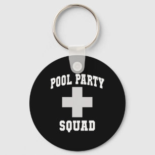 Süße Poolparty-Truppe Papa Kreuzfahrt Schwimmen Sc Schlüsselanhänger