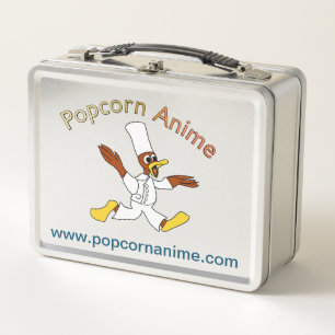 Süße Popcorn-Anime-Köchin Ducky Kazoo Lunchbox