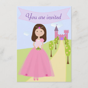 Süße Prinzessin Birthday Invitation Einladung