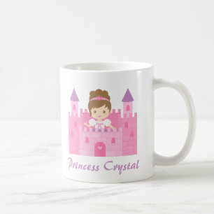 Süße Prinzessin im rosa Schloss Tasse