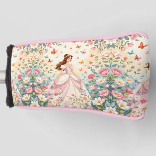 Süße Prinzessin mit Schmetterlingen Golf Headcover