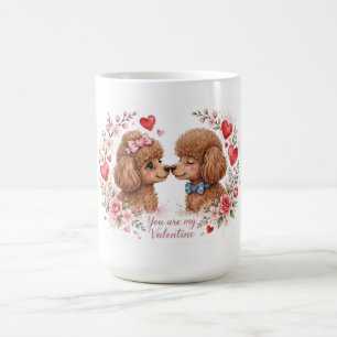 Süße Pudel-Kaffeetasse – Haustierliebhaber-Tasse – Kaffeetasse